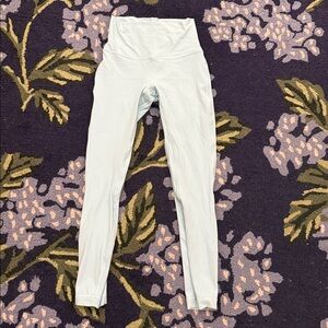 Light Blue High-Waisted Leggings align 4